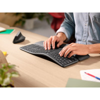 Produktbild för Logitech Ergo Series ERGO K860 for Business - tangentbord full size - QWERTY - hela norden - grafit Inmatningsenhet
