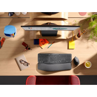 Produktbild för Logitech Ergo Series ERGO K860 for Business - tangentbord full size - QWERTY - hela norden - grafit Inmatningsenhet