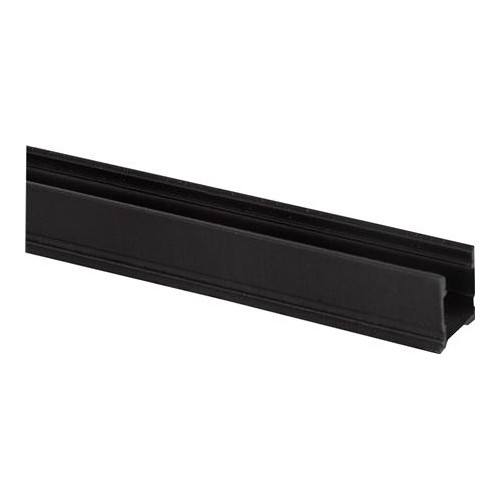 Solar Plus Aluminiumprofil Art High 2 m, svartlackerad U-profil för bel...