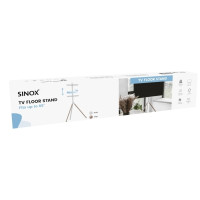 Produktbild för Sinox Tripod TV-golvstativ med svängbar topp. 45"-65". Ljust...