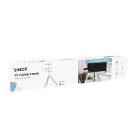 Produktbild för Sinox Tripod TV-golvstativ med svängbar topp. 45"-65". Ljust...