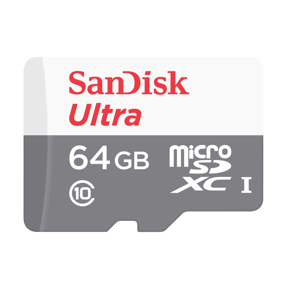 Produktbild för SanDisk Ultra - flash-minneskort - 64 GB - mikroSDXC UHS-I