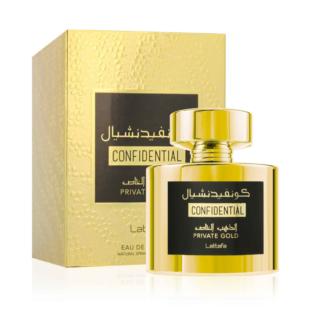 Produktbild för Lattafa Confidential Private Gold EDP U 100ml