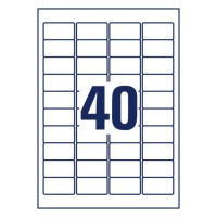 Produktbild för Avery TripleBond Labels L6140 - etiketter - 800 etikett (er) - 25.4 x 45.7 mm