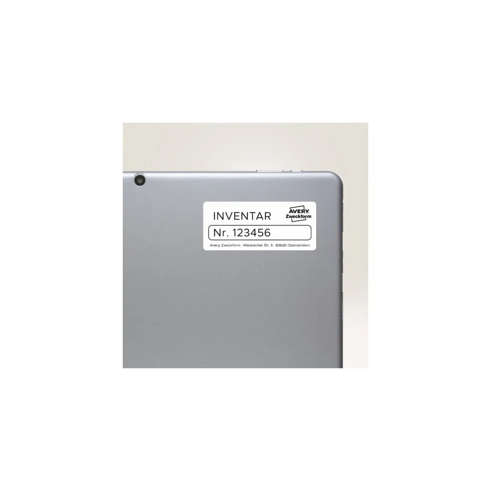 Produktbild för Avery TripleBond Labels L6140 - etiketter - 800 etikett (er) - 25.4 x 45.7 mm