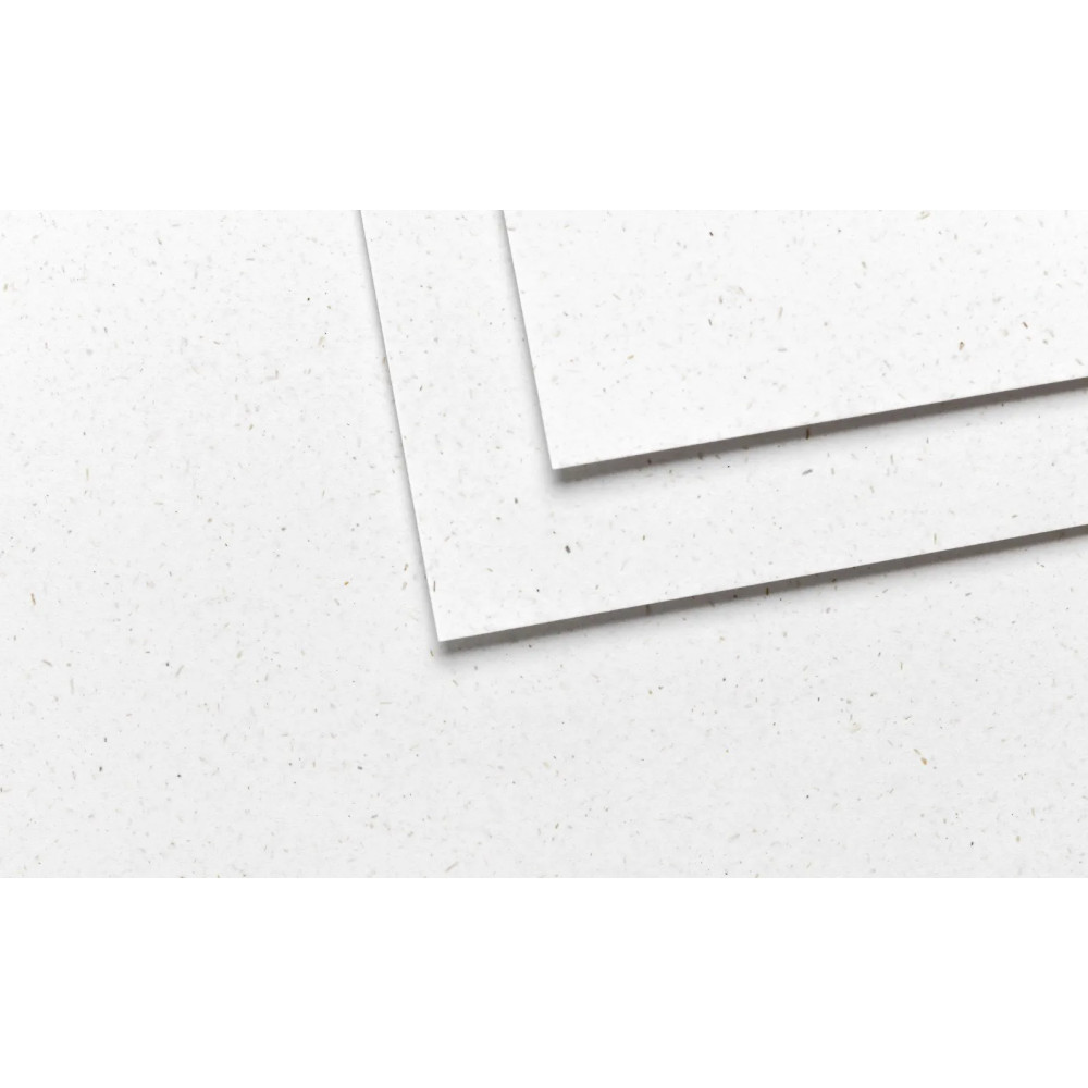 Produktbild för Paint-On Block Misca A4 250 g 15 ark vitt papper med gräsfib...