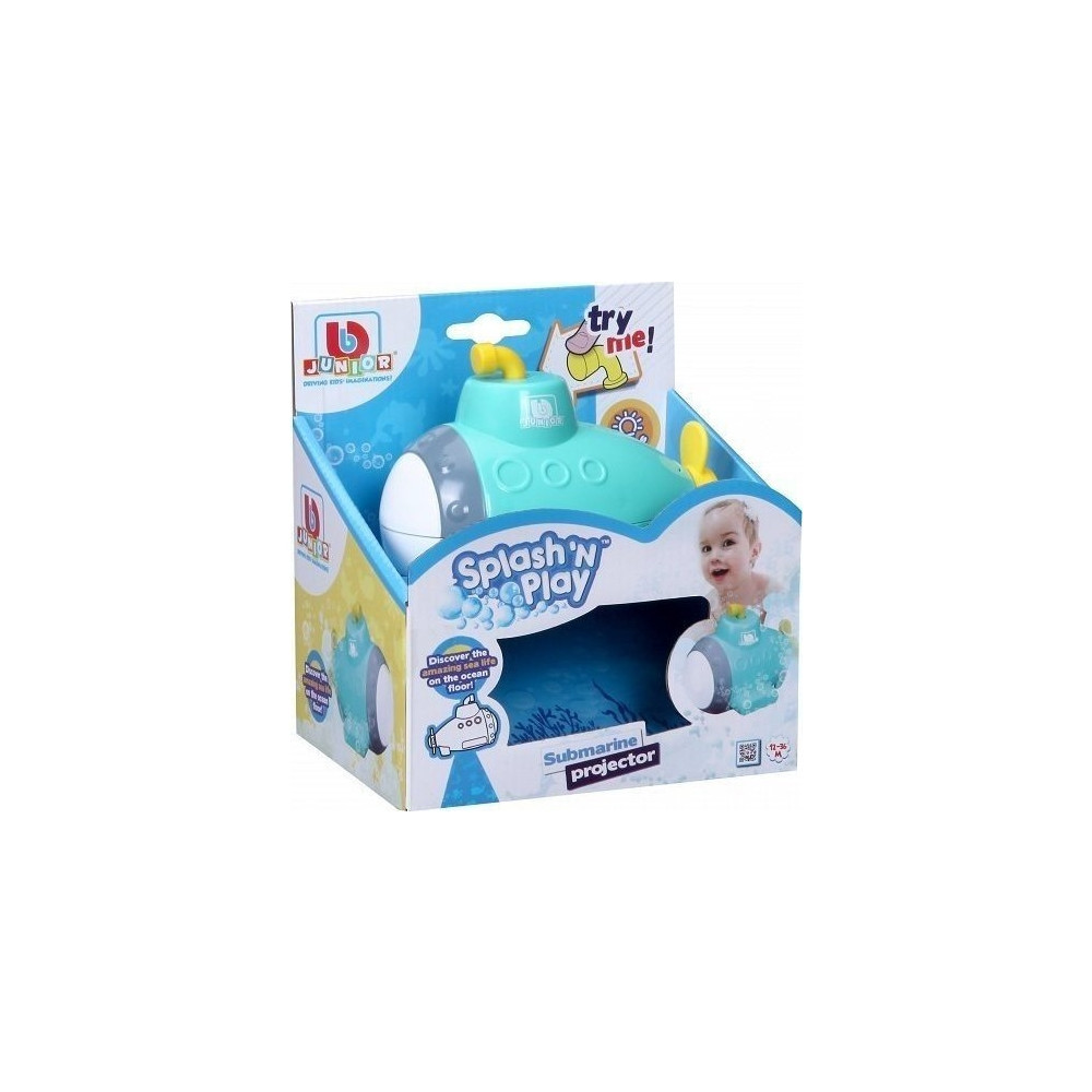 Produktbild för BB Junior Splash n Play U-Boot, Badleksak, Pojke/flicka, 1 Å...