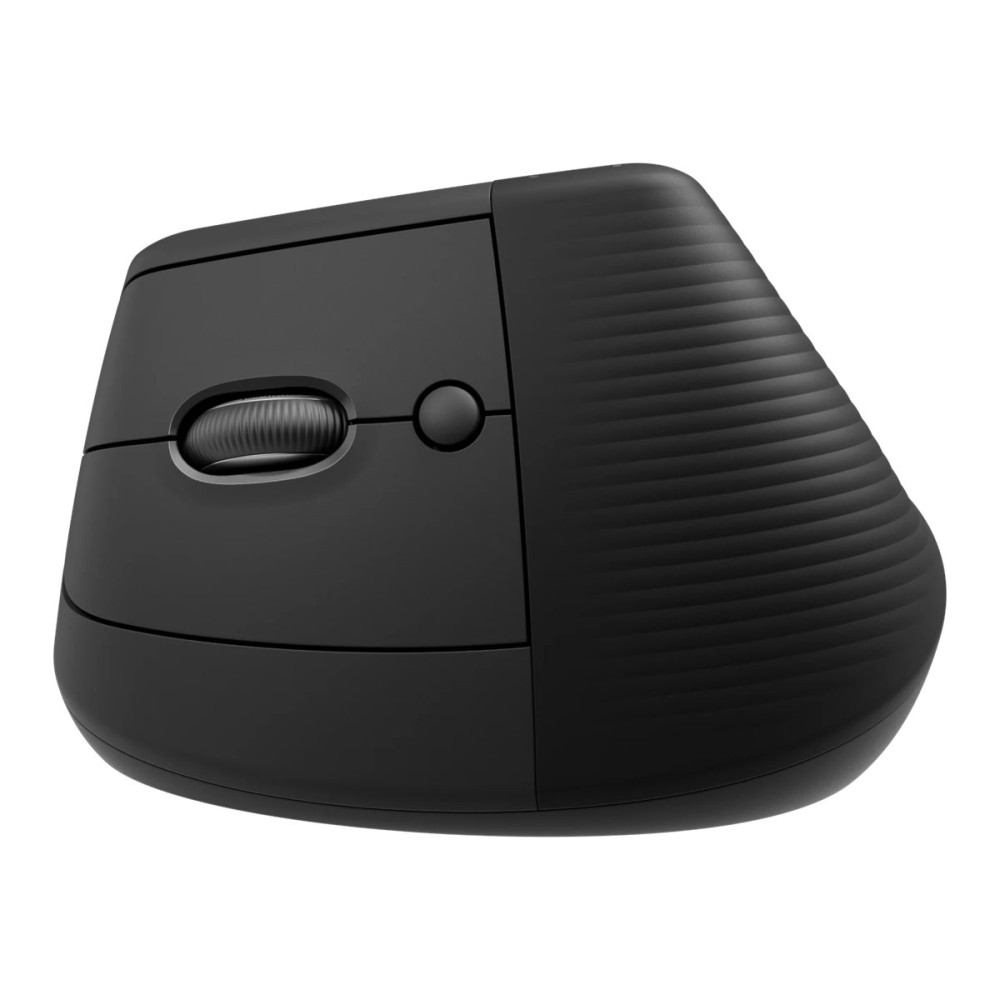 Produktbild för Logitech Lift Vertical Ergonomic Mouse - vertikal mus - Bluetooth, 2.4 GHz - grafit