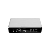 Produktbild för Gembird DAC-WPC-01 - väckarklocka - rektangulär - elektronisk - skrivbord - svart