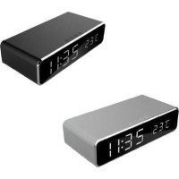 Produktbild för Gembird DAC-WPC-01 - väckarklocka - rektangulär - elektronisk - skrivbord - svart