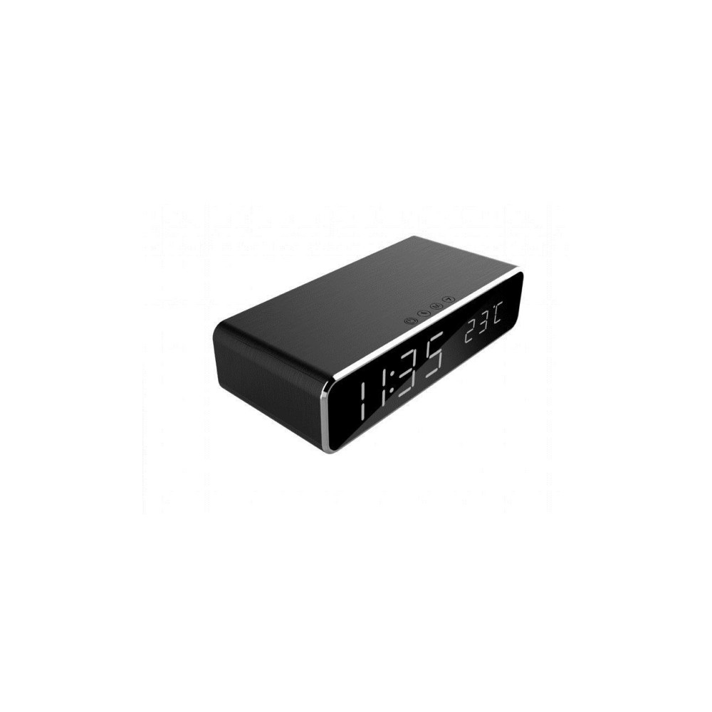 Produktbild för Gembird DAC-WPC-01 - väckarklocka - rektangulär - elektronisk - skrivbord - svart