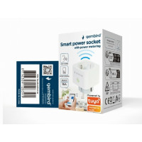 Produktbild för Gembird TSL-PS-S1M-01-W - smart kontakt - 802.11b/g/n - vit