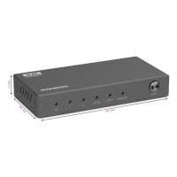 Produktbild för Marmitek Split 612 Pro, HDMI, 2x HDMI, 2.0b, 3840 x 2160 pix...