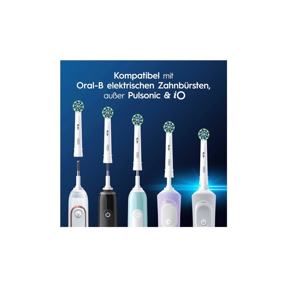 Produktbild för Oral-B CrossAction , 4 styck, Vit, 3 månad (er), Oral-B, 221...