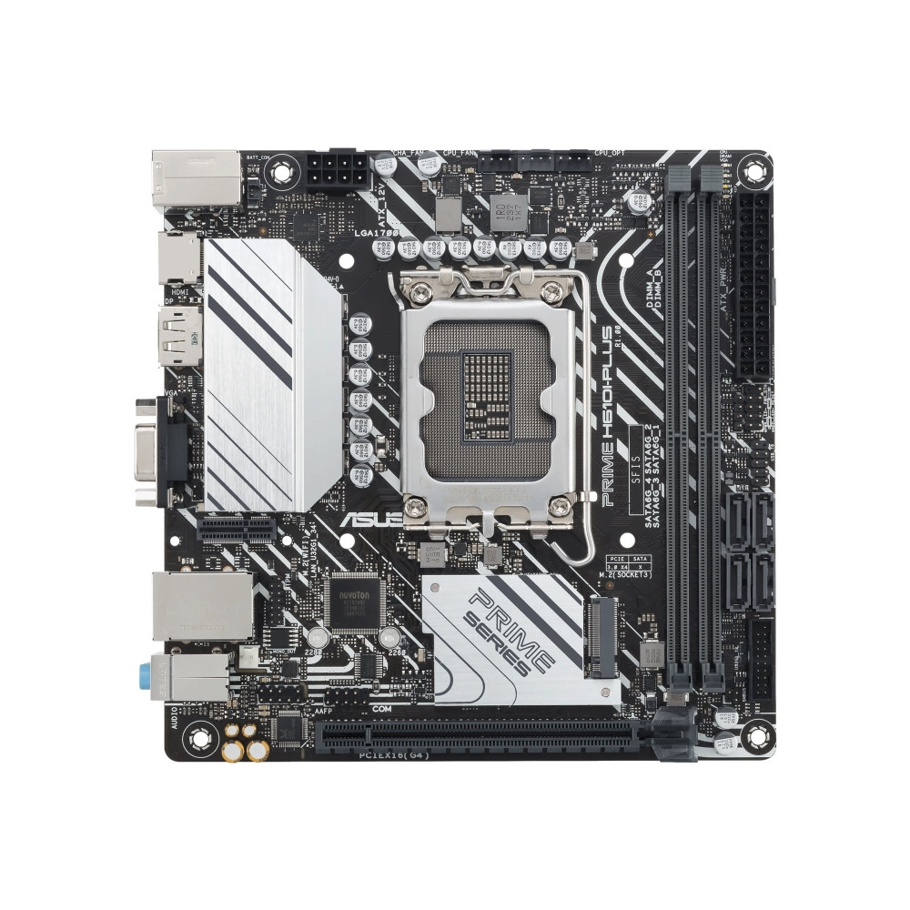 Produktbild för ASUS PRIME H610I-PLUS-CSM - moderkort - mini ITX - LGA1700-uttag - H610