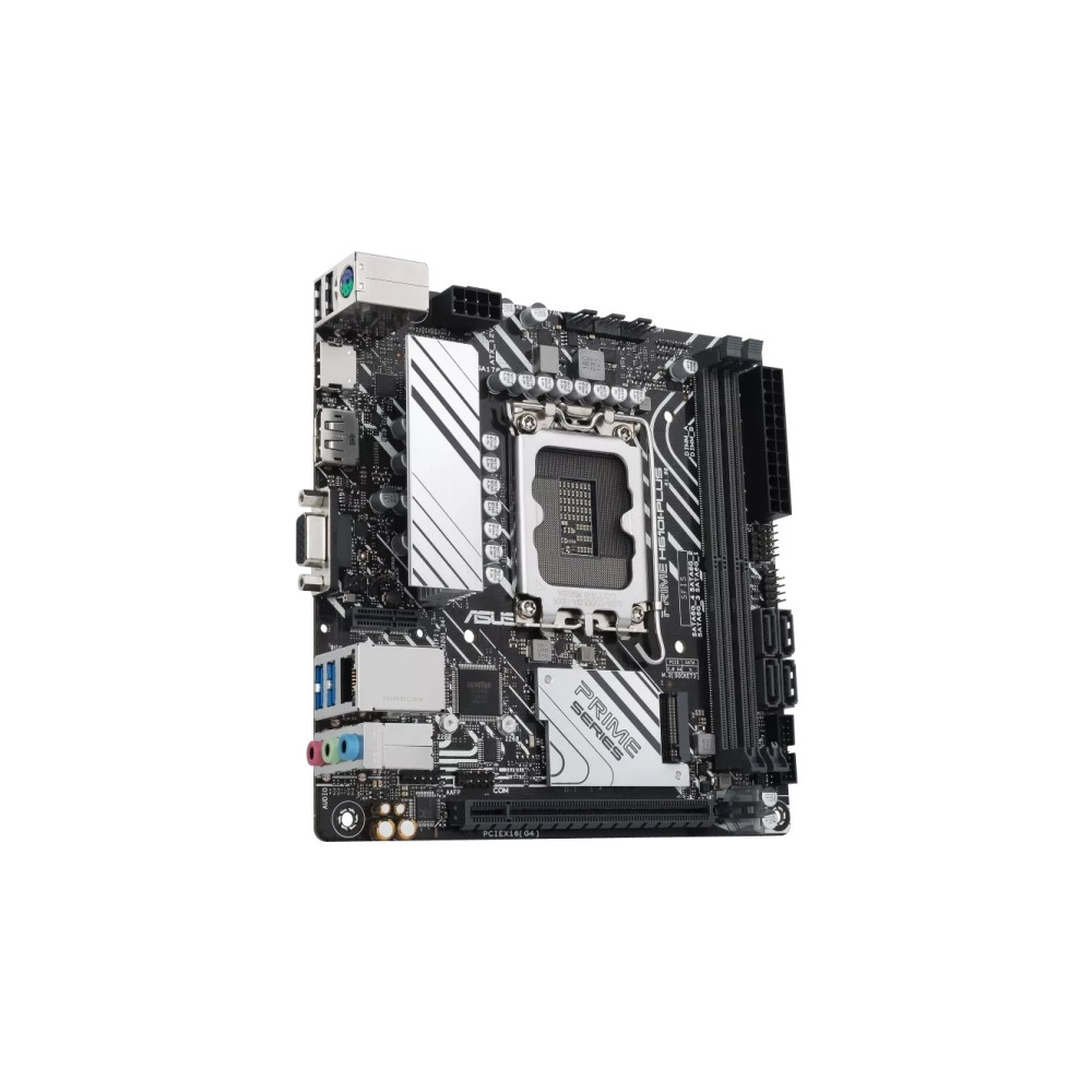 Produktbild för ASUS PRIME H610I-PLUS-CSM - moderkort - mini ITX - LGA1700-uttag - H610