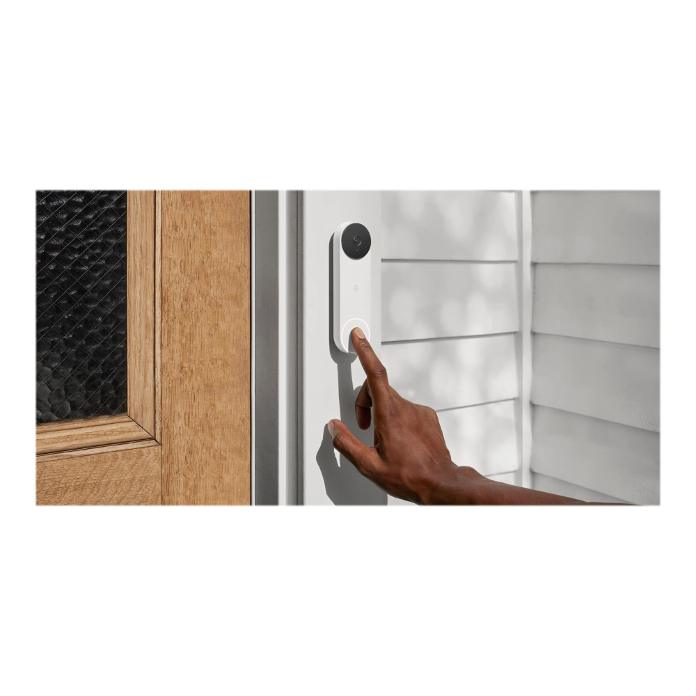 Produktbild för Google Nest - dörrklocka - Bluetooth, 802.11a/b/g/n - snö