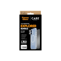 Produktbild för CARE by PanzerGlass - 3-in-1 Protection Explorer Bundle - baksidesskydd för mobiltelefon