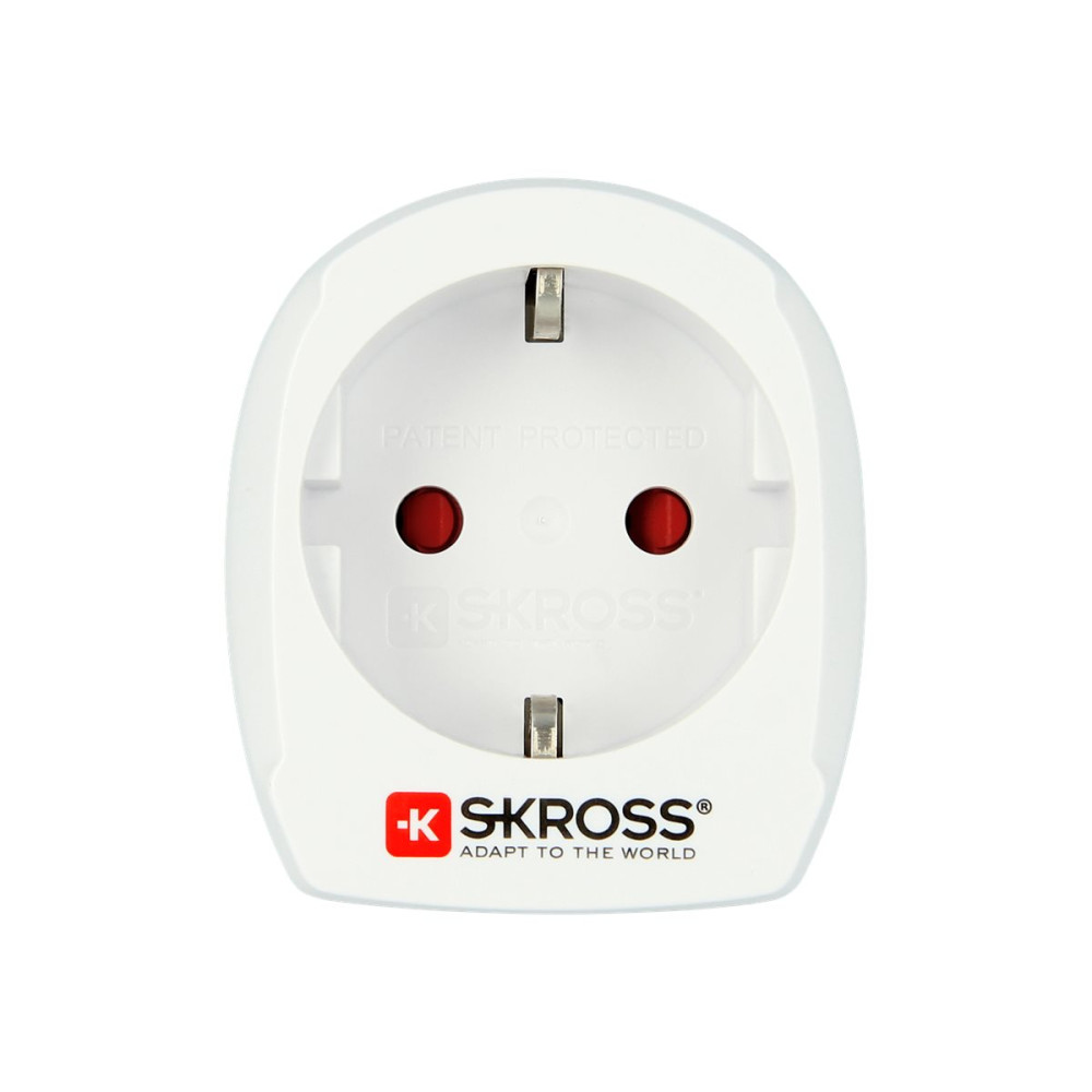 Produktbild för SKROSS Europe to USA - kontaktadaptersats - Eurokontakt, CEI 23-16/VII / CEE 7/3 till NEMA 5-15