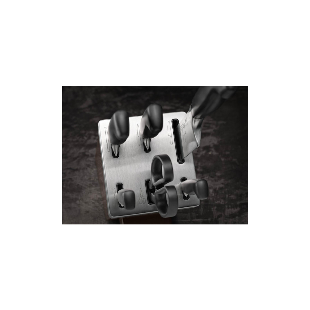 Produktbild för ZWILLING FOUR STAR Knivset med självslipande block 7 delar....