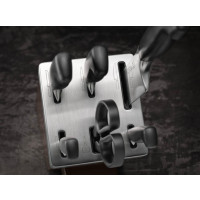 Produktbild för ZWILLING FOUR STAR Knivset med självslipande block 7 delar....