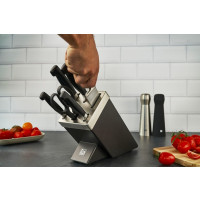 Produktbild för ZWILLING FOUR STAR Knivset med självslipande block 7 delar....