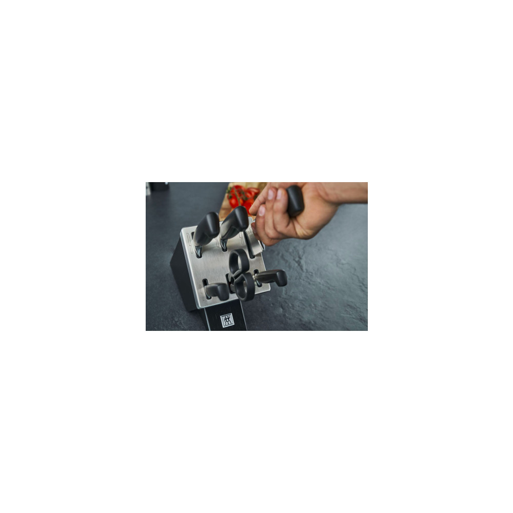 Produktbild för ZWILLING FOUR STAR Knivset med självslipande block 7 delar....
