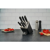 Produktbild för ZWILLING FOUR STAR Knivset med självslipande block 7 delar....