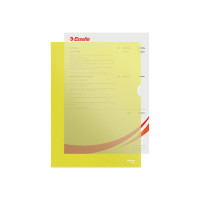 Produktbild för Esselte Standard Plus - L-formad mapp - för A4 - kapacitet: 40 ark - transparent gul (paket om 100)