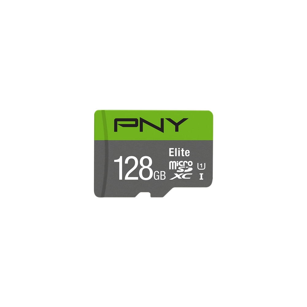 Produktbild för PNY Elite - flash-minneskort - 128 GB - mikroSDXC UHS-I