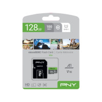 Produktbild för PNY Elite - flash-minneskort - 128 GB - mikroSDXC UHS-I