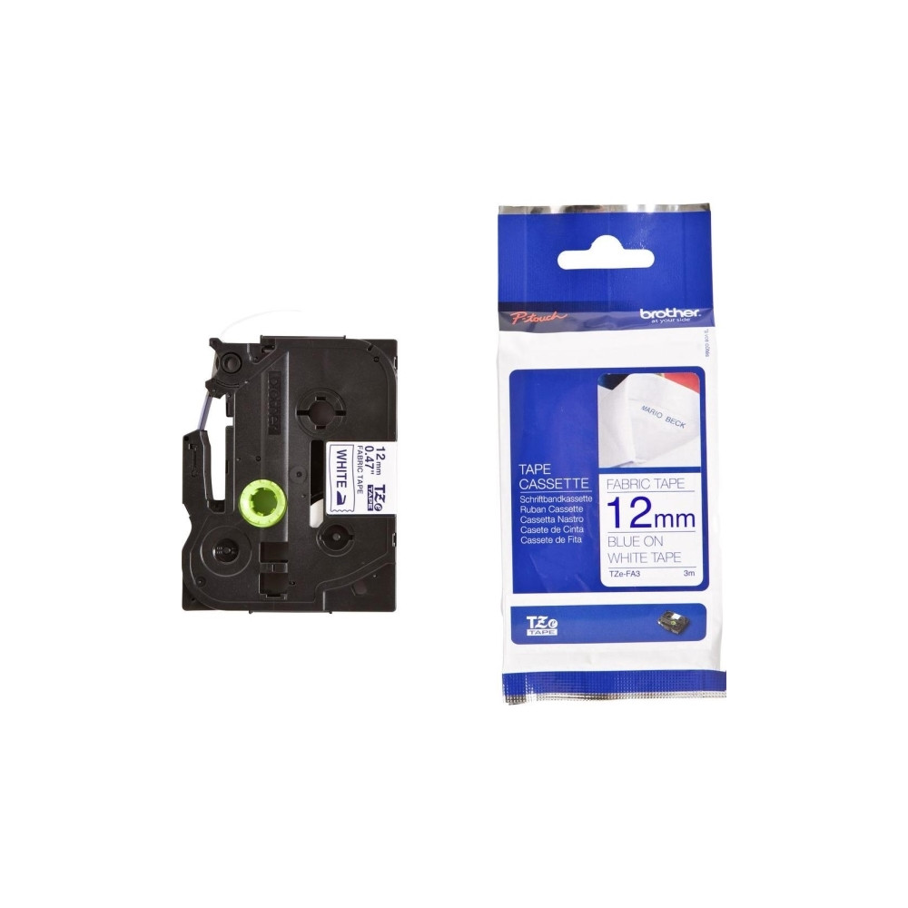 Produktbild för Brother TZe-FA3 - påstrykningstejp - 1 kassett(er) - Rulle (1,2 cm x 3 m)