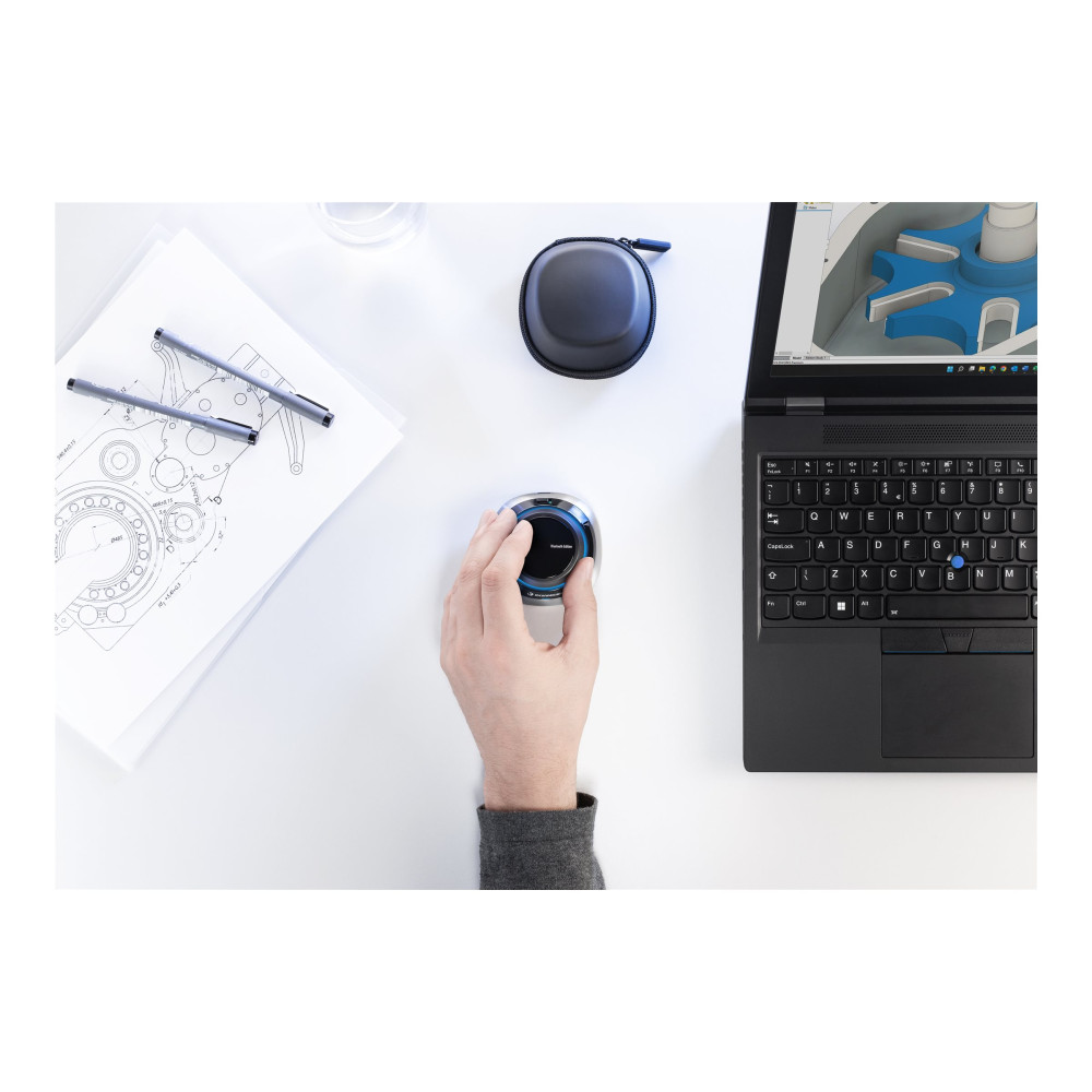 Produktbild för 3Dconnexion SpaceMouse Wireless - 3D-mus - Bluetooth, 2.4 GHz