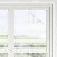 Produktbild för Självhäftande Fönsterfilm Frostade ränder 90 x 1000 cm PVC