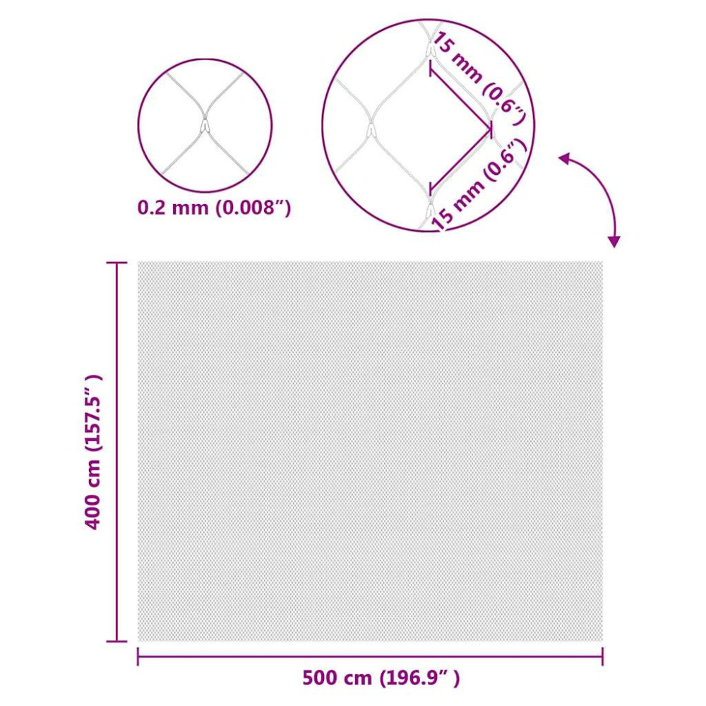 Produktbild för Fågel Skyddsnät Grön 4 x 5 m polyeten