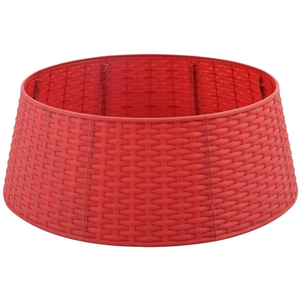 Produktbild för Julfåll Röd Ø 65 x 24 cm Plast