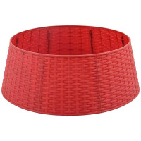 Produktbild för Julfåll Röd Ø 65 x 24 cm Plast