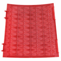 Produktbild för Julfåll Röd Ø 65 x 24 cm Plast