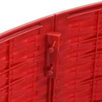Produktbild för Julfåll Röd Ø 65 x 24 cm Plast