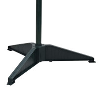 Produktbild för Konstgjord julgran med 50 LED-lampor med stativ Vit 120 cm PVC