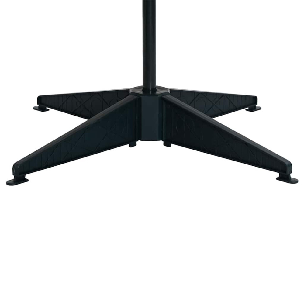 Produktbild för Konstgjord julgran med 200 LED-lampor med stativ Vit 210 cm PVC