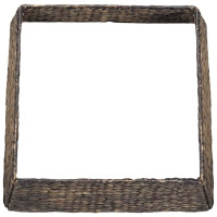 Produktbild för Julträdskrage Svart 60 x 60 x 28 cm Vattenhyacint