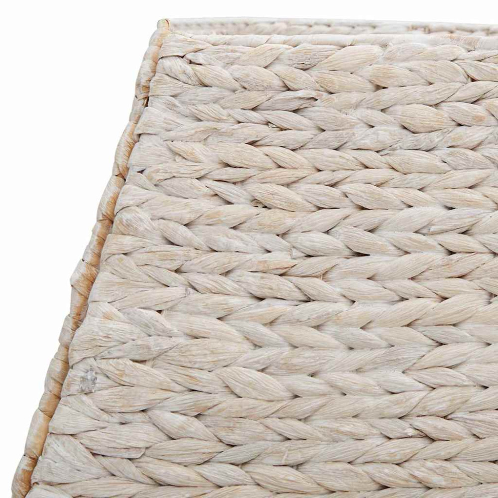 Produktbild för Julträdskrage Vit 60 x 60 x 28 cm Vattenhyacint