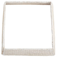Produktbild för Julträdskrage Vit 70 x 70 x 28 cm Vattenhyacint
