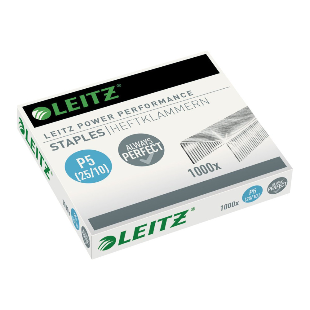 Produktbild för Leitz - klamrar - 25/10 - paket med 1000