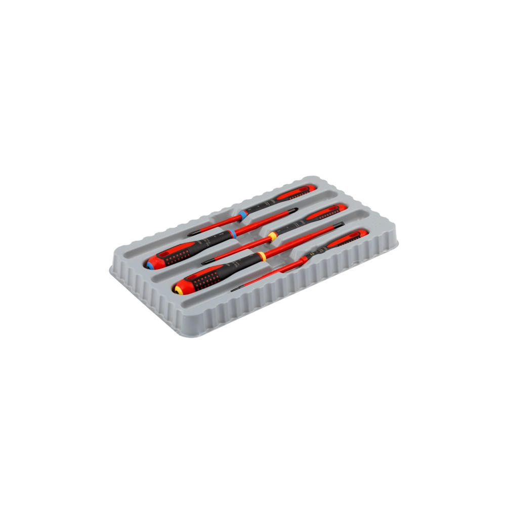 Produktbild för BAHCO ERGO LAUS Skruvmejslar 0,5x3,0x75 mm 0,8x4,0x100 mm 1,...