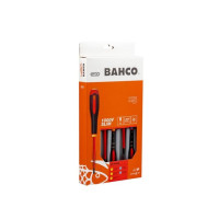Produktbild för BAHCO ERGO LAUS Skruvmejslar 0,5x3,0x75 mm 0,8x4,0x100 mm 1,...