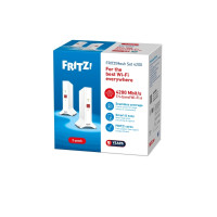Produktbild för Mesh Set 4200, Röd, Vit, 2x2/4x4, Nätverksrepeater, Energilj...