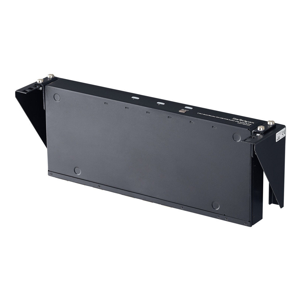 Produktbild för StarTech.com 2U Vertical Wall Mount Patch Panel Bracket - Steel Rack Mount Bracket w/Hardware for 19" Network, Server and Data Equipment (RK219WALLV) - monteringsfäste - 2U