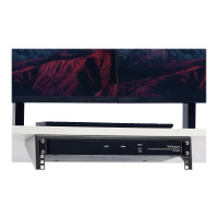 Produktbild för StarTech.com 2U Vertical Wall Mount Patch Panel Bracket - Steel Rack Mount Bracket w/Hardware for 19" Network, Server and Data Equipment (RK219WALLV) - monteringsfäste - 2U
